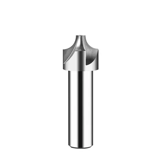 Straight Shank Inlaid HSS Chamfered Inner R Arc Milling Cutter End Mills Customized
